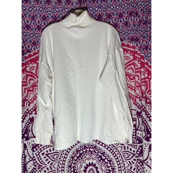 Notre Dame Turtleneck Sweater Whie Green College Concepts Size XL - Picture 2 of 4